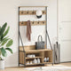Vidaxx portant à vêtements chêne artisanal 100 x 41 x 184 cm bois travaillé