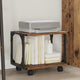 Vidaxxl support d'imprimante vieux bois 41 x 28 x 33,5 cm bois traité