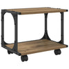 VidaXL support d'imprimante chêne artisanal 41 x 28 x 33,5 cm bois d'ingénierie