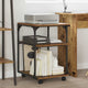 Vidaxxl support d'imprimante vieux bois 43 x 48 x 64 cm bois traité