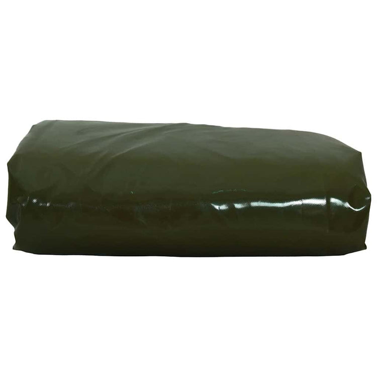 Bâche Vidaxl 650g m² vert olive toile 4 x 8 m avec enduction PVC