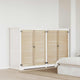 Vidaxxl porte d'armoire 4 pcs naturel 110 x 2 x 49,5 cm bois de pin massif