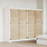 Vidaxxl porte d'armoire 4 pcs naturel 170 x 2,1 x 59,5 cm bois de pin massif - afbeelding 1