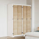 Vidaxxl porte d'armoire 4 pcs naturel 201 x 2,1 x 39,5 cm bois de pin massif
