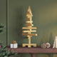 VidaXL sapin de Noël en bois avec bois de pin massif marron standard 60 cm