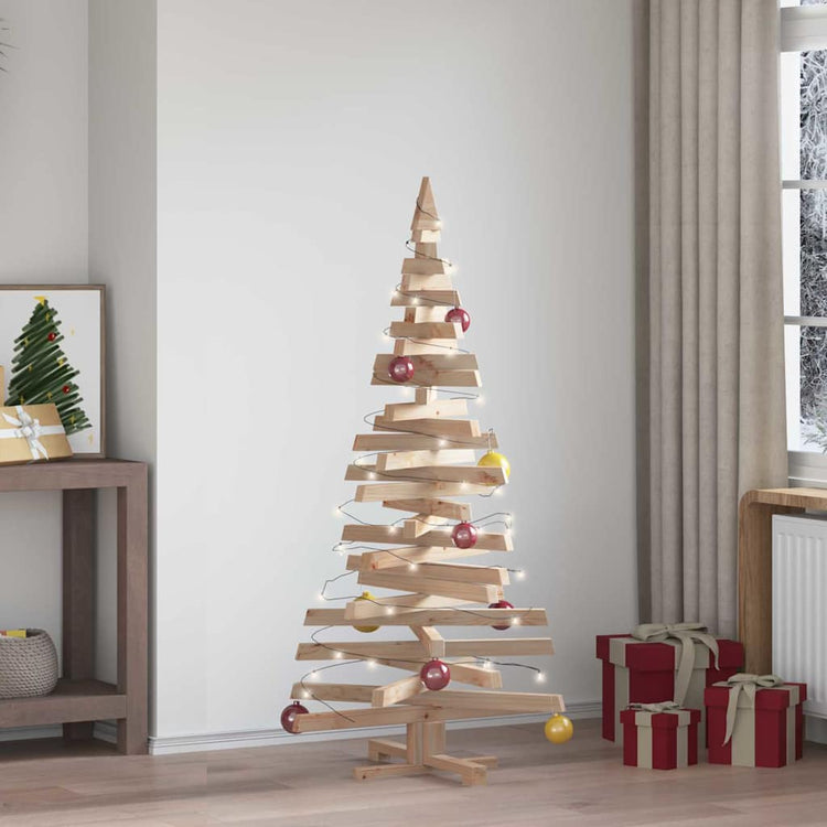 Vidaxx Arbres de Noël en bois de pin massif naturel standard de 150 cm
