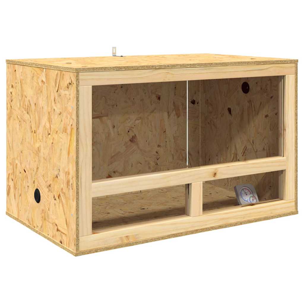 Vidaxl terrarium marron 80 x 50 x 50 cm osb