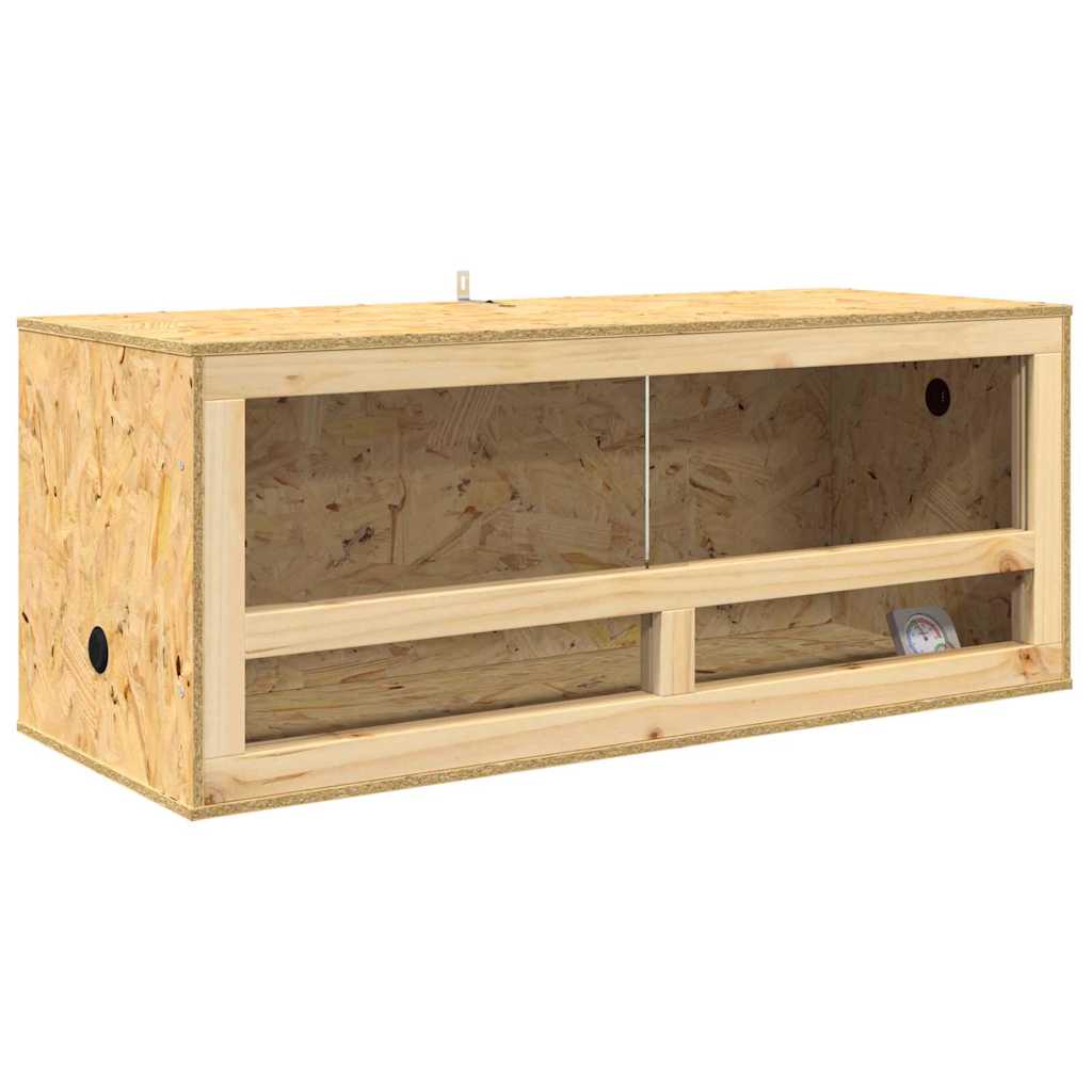 Vidaxl terrarium marron 100 x 40 x 40 cm osb