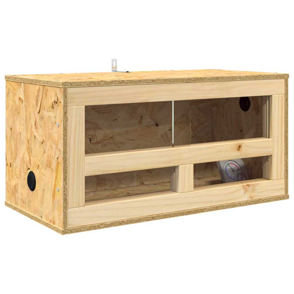 Vidaxl terrarium marron 60 x 30 x 30 cm osb