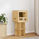 Vidaxl terrarium marron 40 x 40 x 40 cm osb