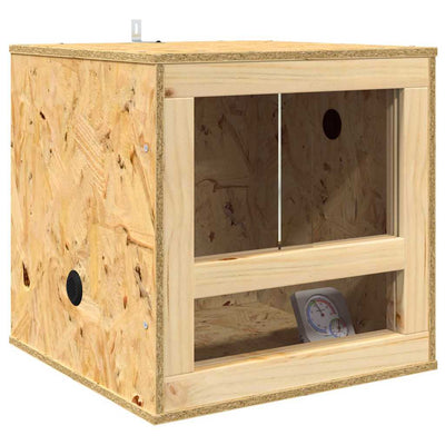 Vidaxl terrarium marron 40 x 40 x 40 cm osb