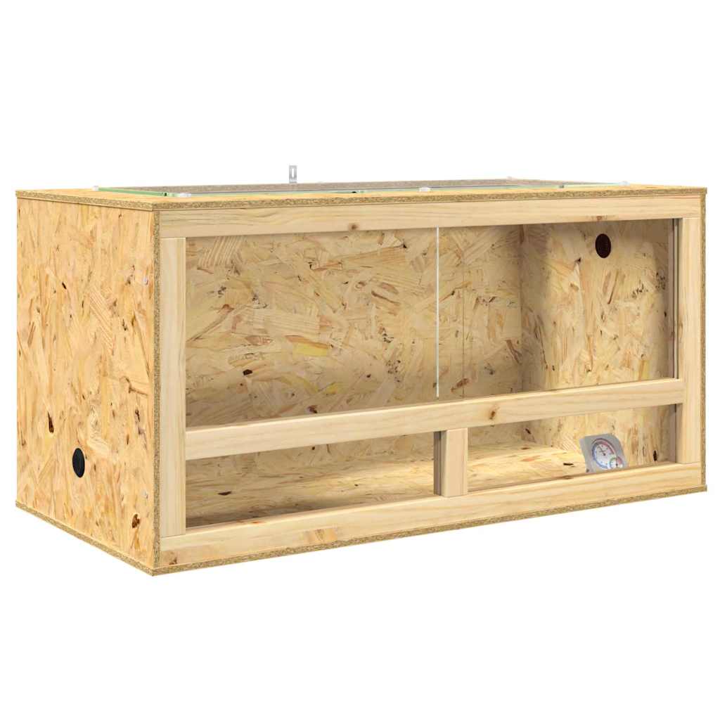 Vidaxl terrarium marron 100 x 50 x 50 cm osb
