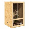 Vidaxl terrarium marron 50 x 50 x 80 cm osb