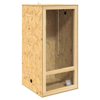 Vidaxl terrarium marron 50 x 50 x 100 cm osb
