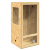 Vidaxl terrarium marron 50 x 50 x 100 cm osb