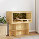 Vidaxl base de terrarium marron 100 x 50 x 50 cm osb