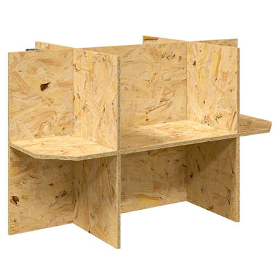 Vidaxl base de terrarium marron 80 x 50 x 50 cm osb