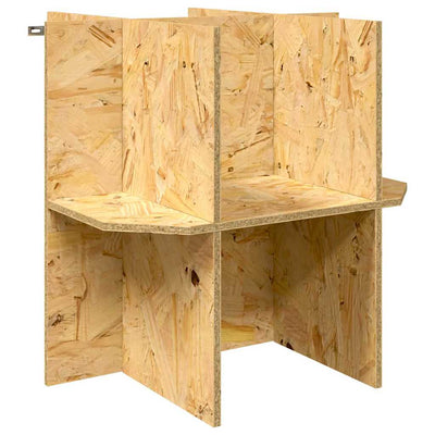 Vidaxl base de terrarium marron 50 x 50 x 50 cm osb