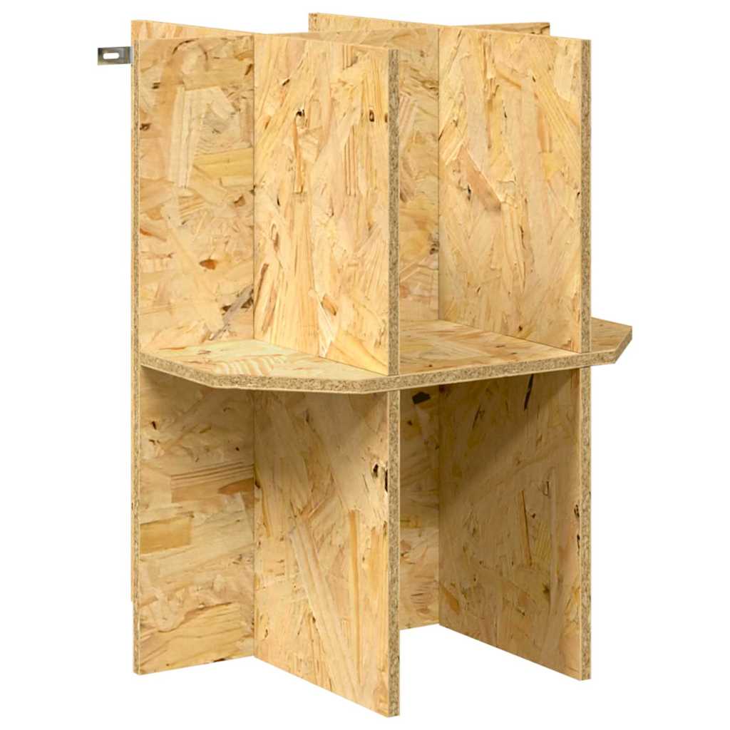 Vidaxl base de terrarium avec étagère marron 40 x 40 x 50 cm osb