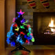 Vidaxx sapin de Noël artificiel avec 50 LED en PVC vert standard 64 cm
