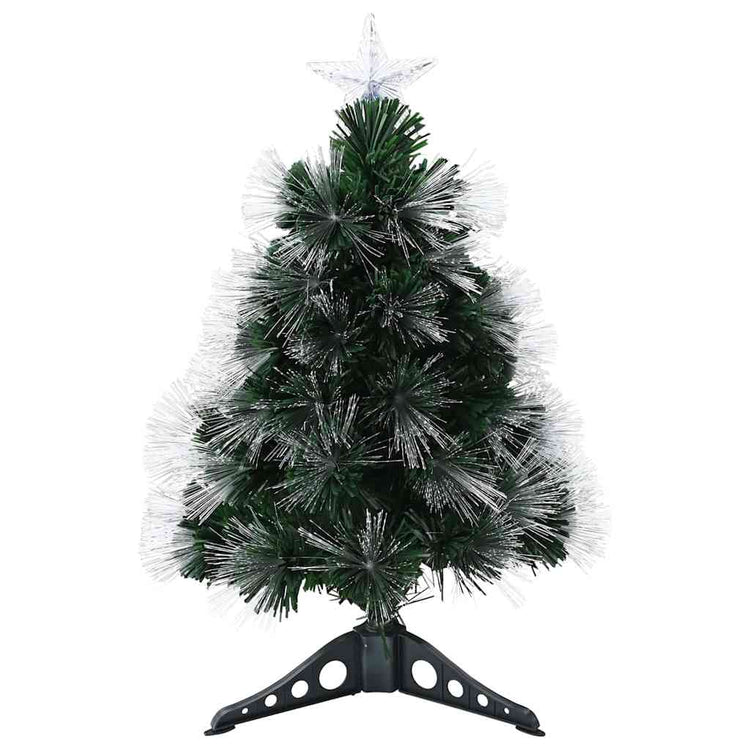 Vidaxx sapin de Noël artificiel avec 50 LED en PVC vert standard 64 cm