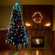 Vidaxx sapin de Noël artificiel avec 250 LED avec PVC vert standard 210 cm