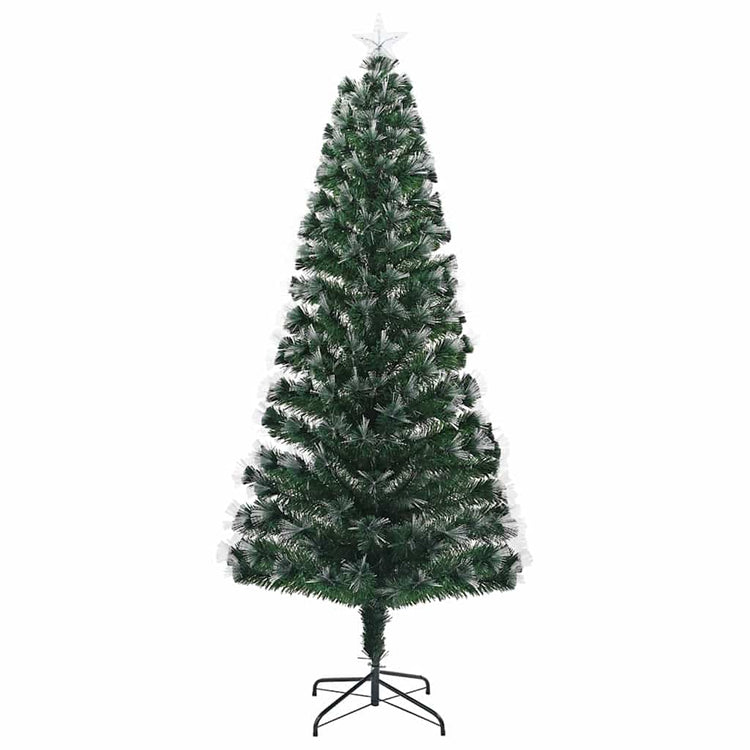 Vidaxx sapin de Noël artificiel avec 250 LED avec PVC vert standard 210 cm