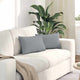 VidaXL coussins de canapé 2 pièces tissu gris clair 50 x 30 cm