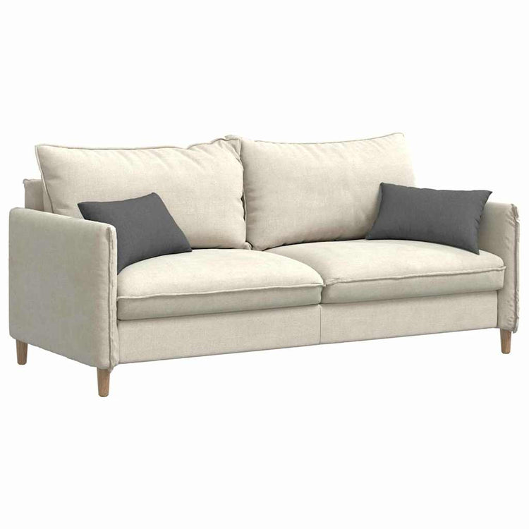 VidaXL coussins de canapé 2 pcs tissu gris foncé 50 x 30 cm
