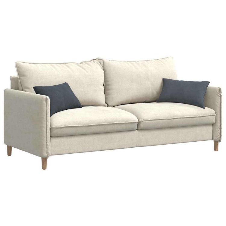 VidaXL coussins de canapé 2 pièces gris foncé 50 x 30 cm tissu corde