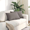 VidaXL coussins de canapé 2 pcs tissu taupe 60 x 40 cm