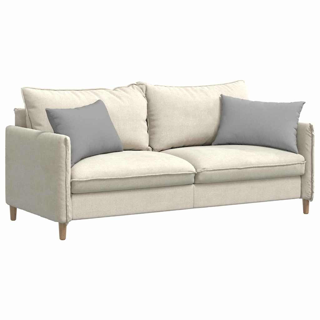 VidaXL coussins de canapé 2 pcs gris nuage 60 x 40 cm tissu