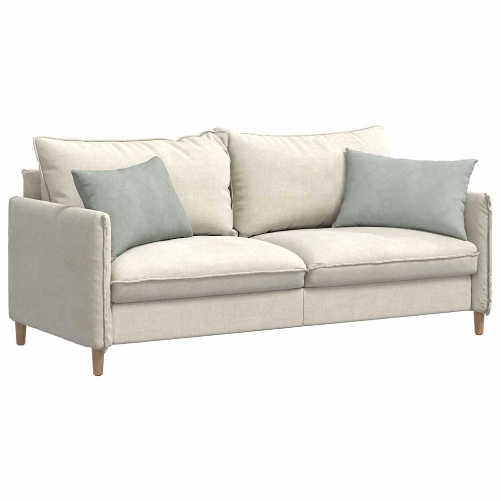 VidaXL coussins de canapé 2 pièces gris clair 60 x 40 cm tissu corde
