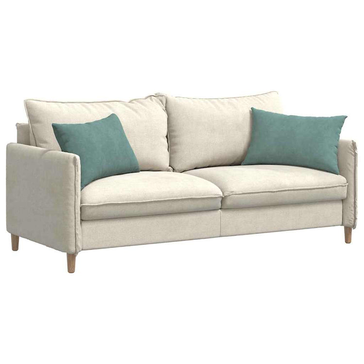 VidaXL coussins de canapé 2 pièces vert d'eau 60 x 40 cm tissu corde