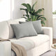VidaXL coussins de canapé 2 pièces tissu gris clair 60 x 40 cm