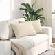 VidaXL coussins de canapé 2 pièces beige 60 x 40 cm tissu