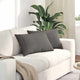 VidaXL coussins de canapé 2 pièces gris clair 60 x 40 cm tissu corde