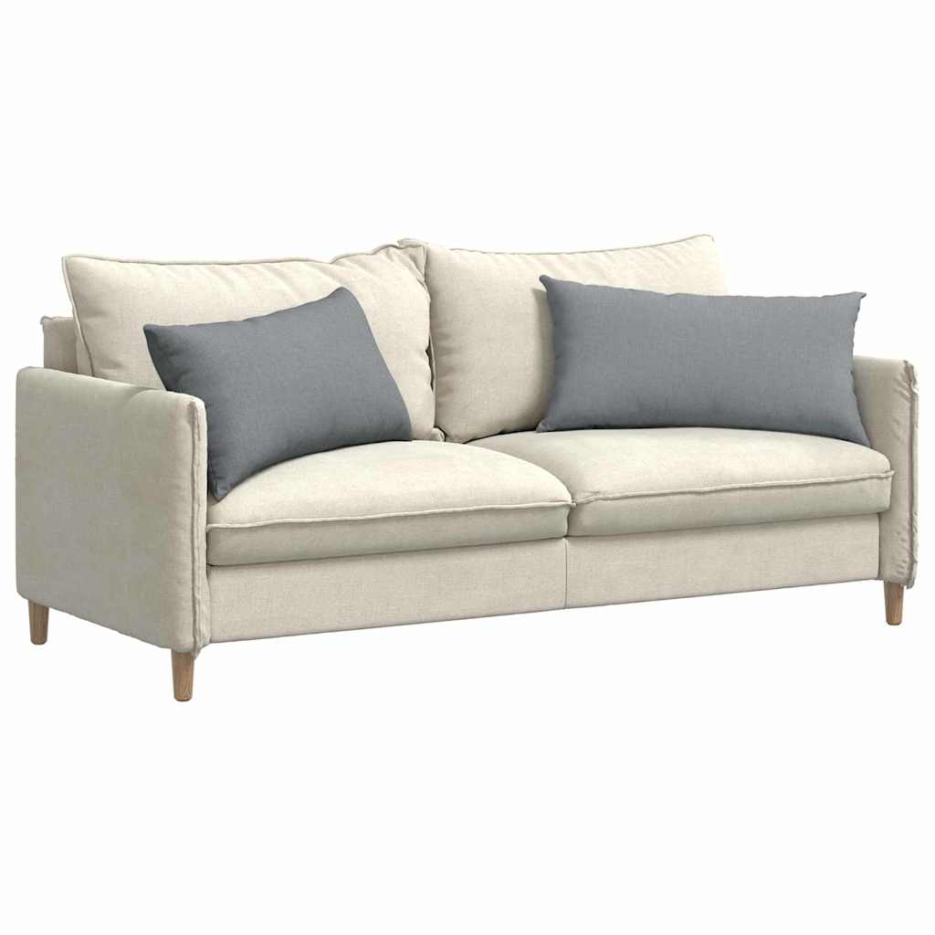 VidaXL coussins de canapé 2 pcs tissu gris clair 80 x 40 cm