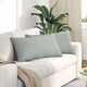 VidaXL coussins de canapé 2 pièces gris clair 80 x 40 cm tissu corde