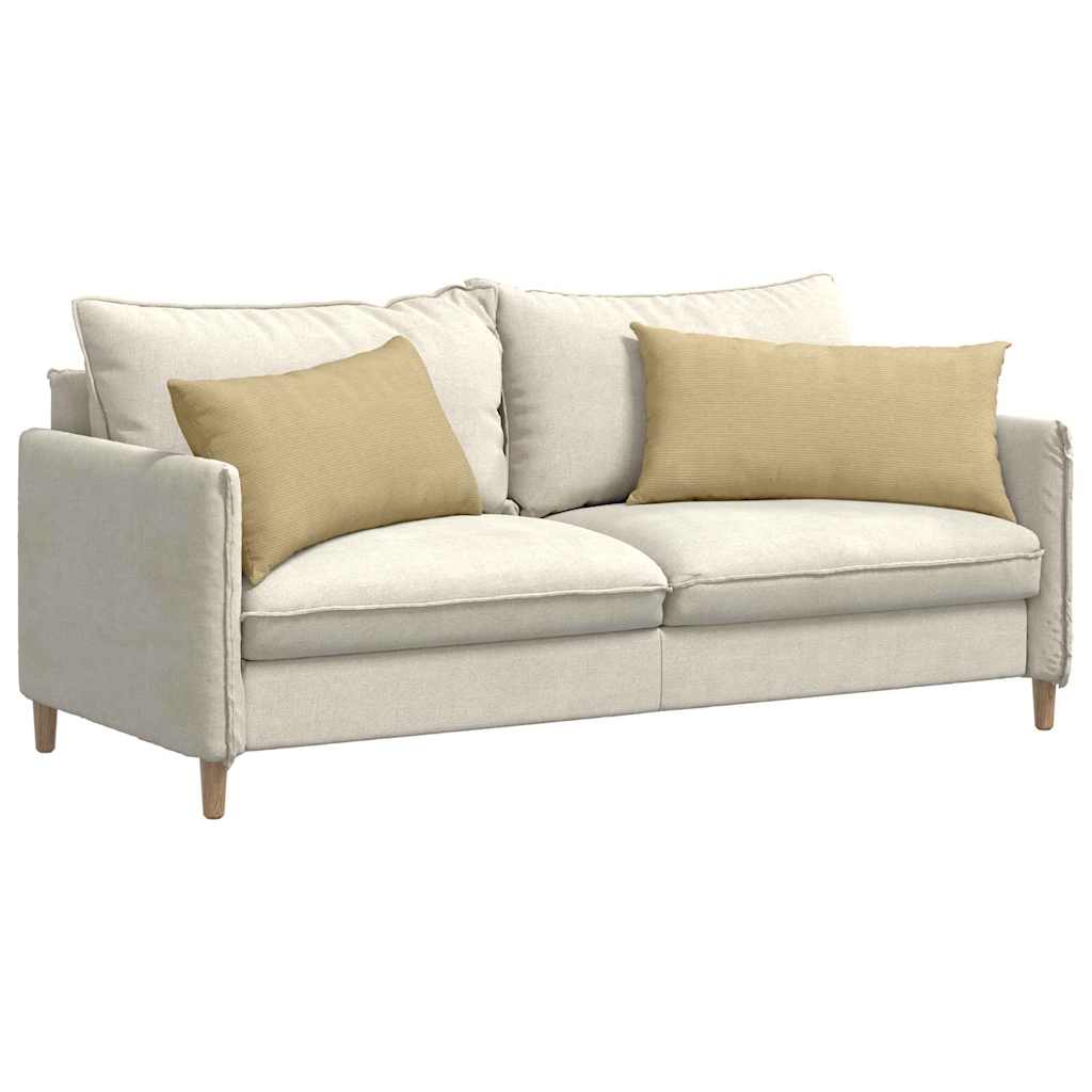 VidaXL coussins de canapé 2 pièces gris vert 80 x 40 cm tissu corde