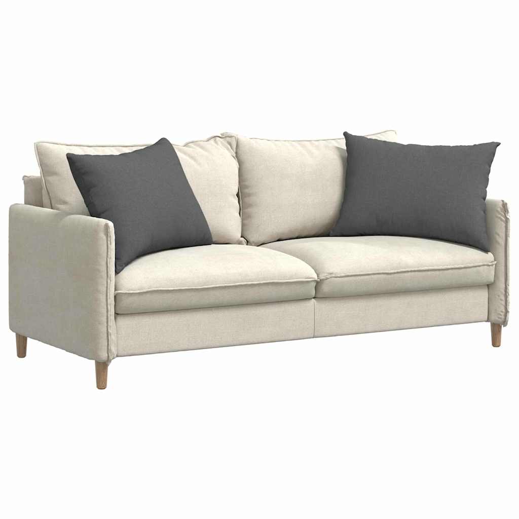VidaXL coussins de canapé 2 pcs tissu gris foncé 70 x 50 cm