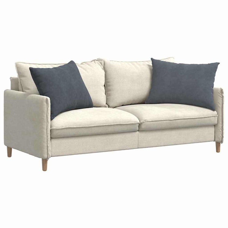 VidaXL coussins de canapé 2 pièces gris foncé 70 x 50 cm tissu corde