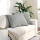 VidaXL coussins de canapé 2 pièces tissu gris clair 70 x 50 cm