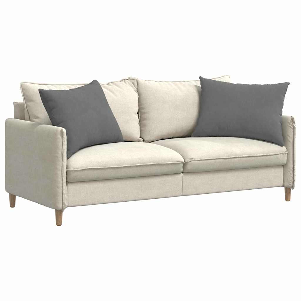 VidaXL coussins de canapé 2 pièces tissu gris foncé 70 x 50 cm