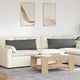 VidaXL coussins de canapé 2 pcs tissu gris foncé 120 x 40 cm