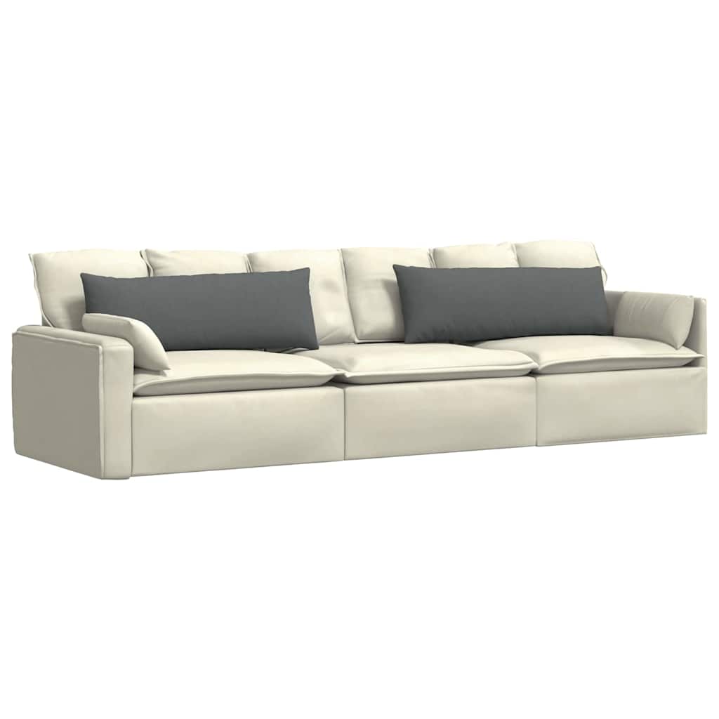 VidaXL coussins de canapé 2 pcs tissu gris foncé 120 x 40 cm