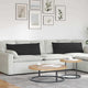 VidaXL coussins de canapé 2 pcs noir 120 x 40 cm tissu