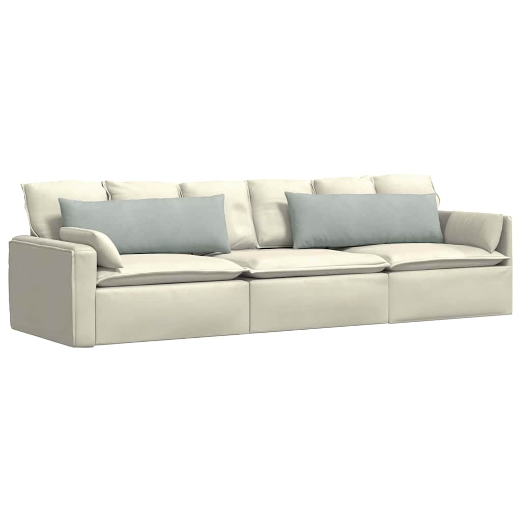 VidaXL coussins de canapé 2 pièces gris clair 120 x 40 cm tissu corde