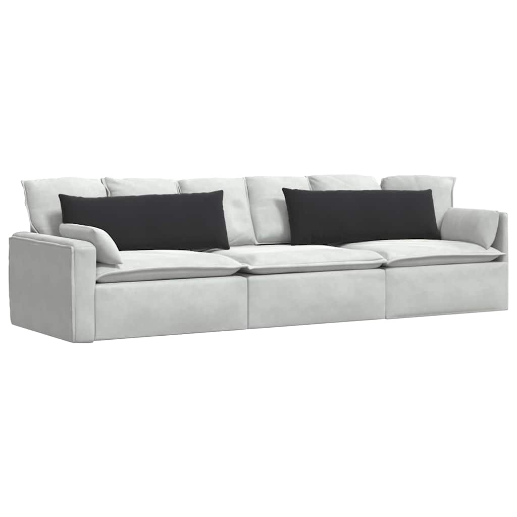 VidaXL coussins de canapé 2 pièces noir 120 x 40 cm tissu corde