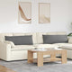 VidaXL coussins de canapé 2 pièces tissu gris foncé 120 x 40 cm